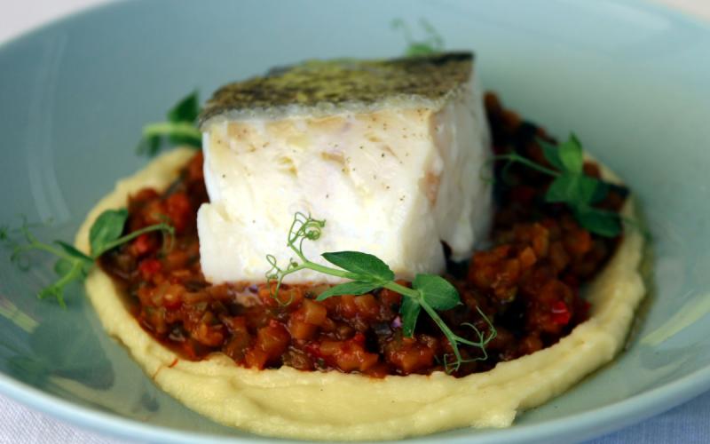 Mediterranean favourites: delicious cod